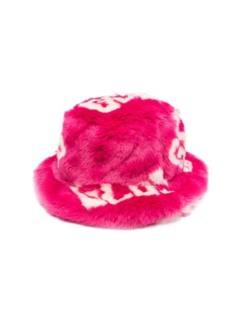 all-over monogram-pattern bucket hat