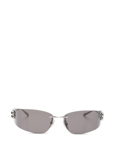 Balenciaga Logo Rectangle Sunglasses