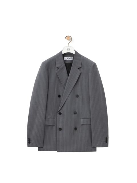 Double-breasted jacket in wool