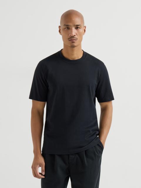 Cotton jersey crew neck T-shirt