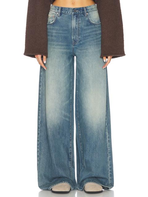 Luna Mid Rise Baggy Wide Leg