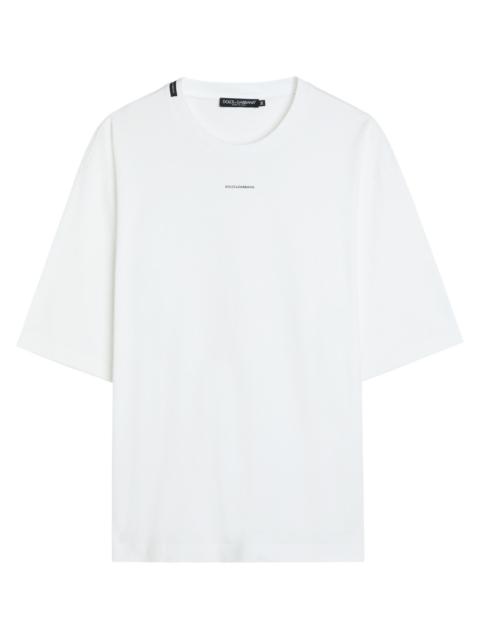 Dolce & Gabbana Logo-appliquéd Cotton T-shirt