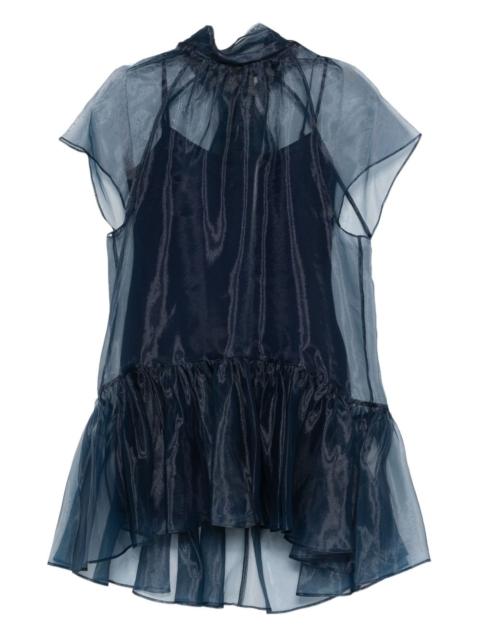 Beaux ruffled mini dress