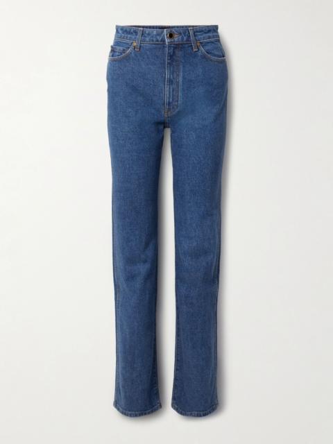 Danielle high-rise slim-leg jeans Mid denim