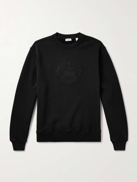 Logo-Embroidered Cotton-Jersey Sweatshirt