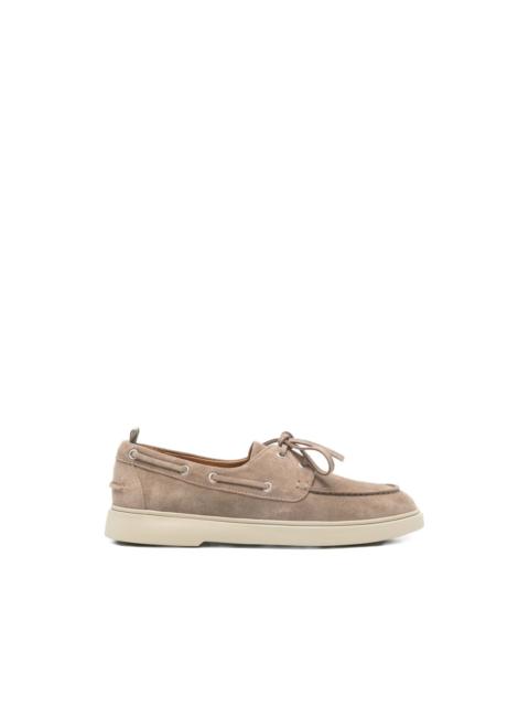 Bones lace-up boat shoes