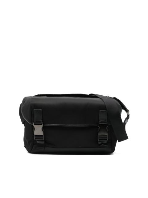 buckle-fastening shoulder bag