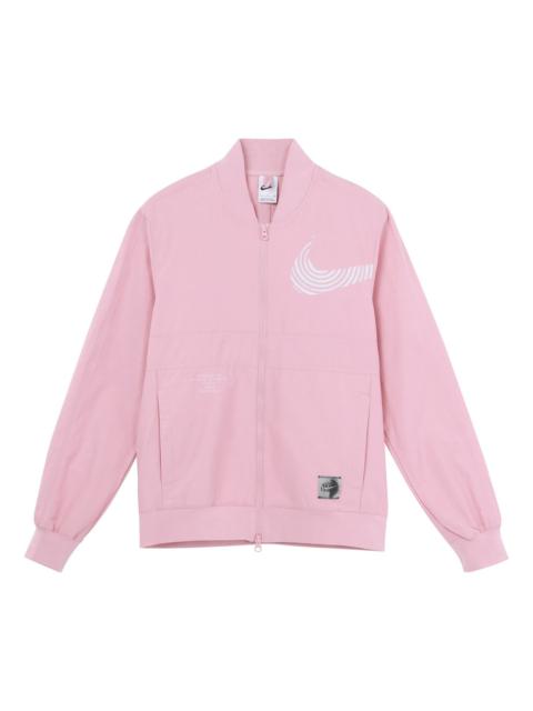 Men's Nike Sportswear Athleisure Casual Sports Woven Jacket Autumn Pink Red DM7900-603