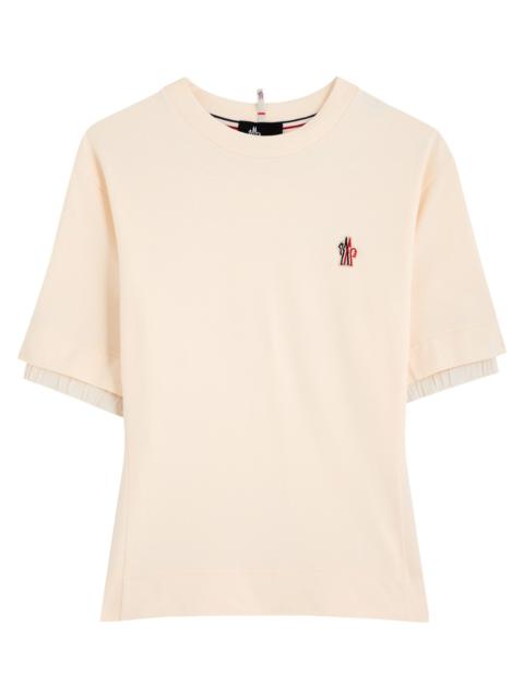 Moncler Logo-appliquéd Stretch-cotton T-shirt