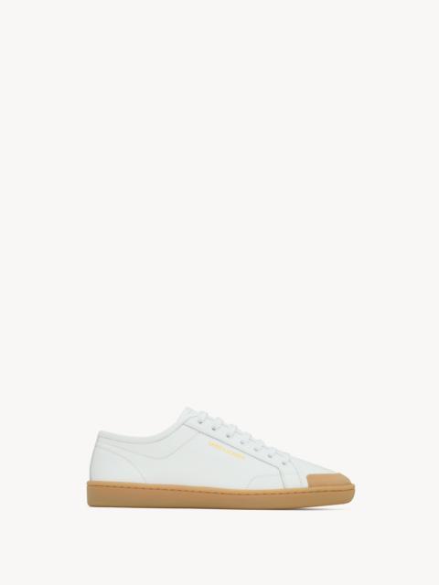 GYM SNEAKERS IN SMOOTH LEATHER