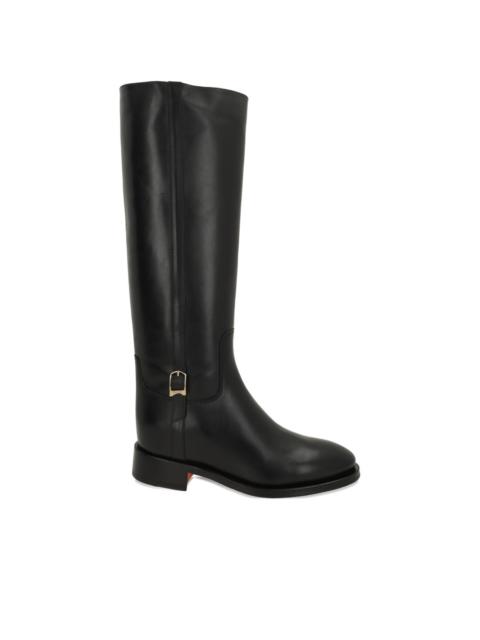 Mandy buckle-detail boots