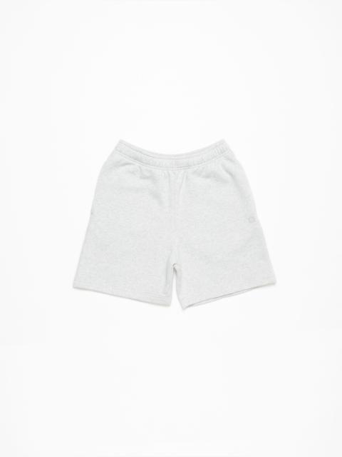 Cotton shorts - Pale Grey Melange
