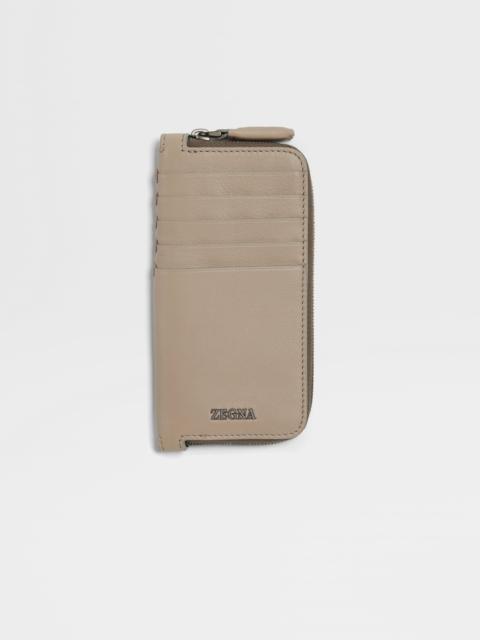 LIGHT TAUPE SECONDSKIN WALLET