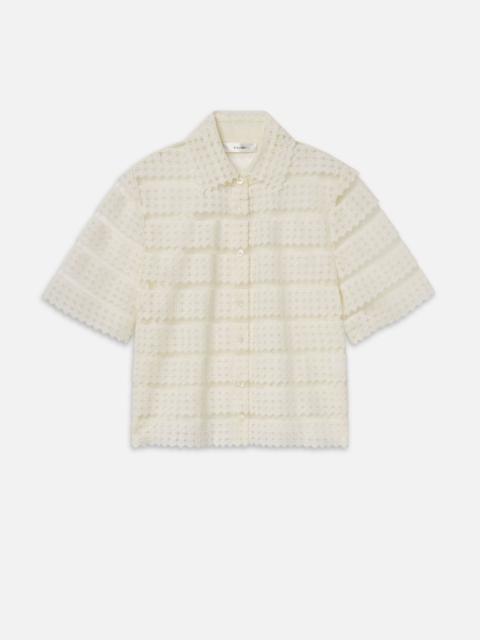 The Lattice Crochet Blouse