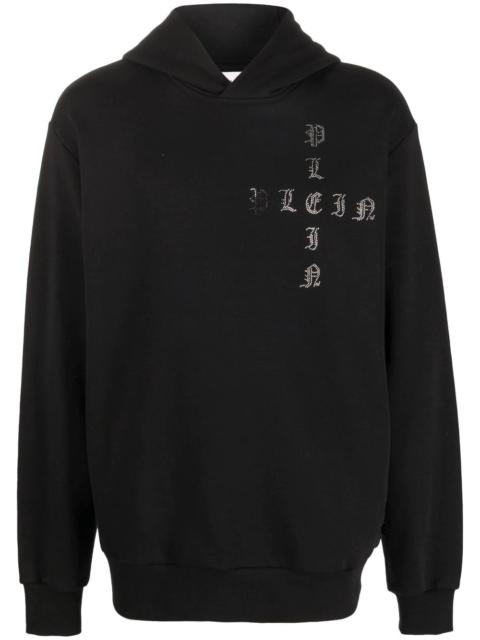Gothic Plein long-sleeve hoodie