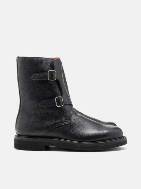 Leather Work Boots Black