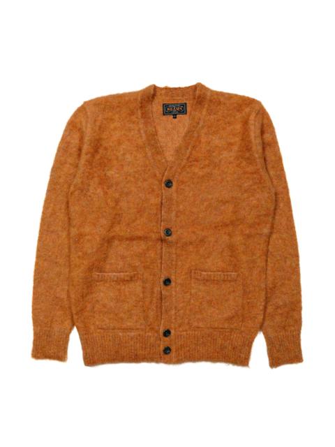 Cardigan Stretch Mohair Orange