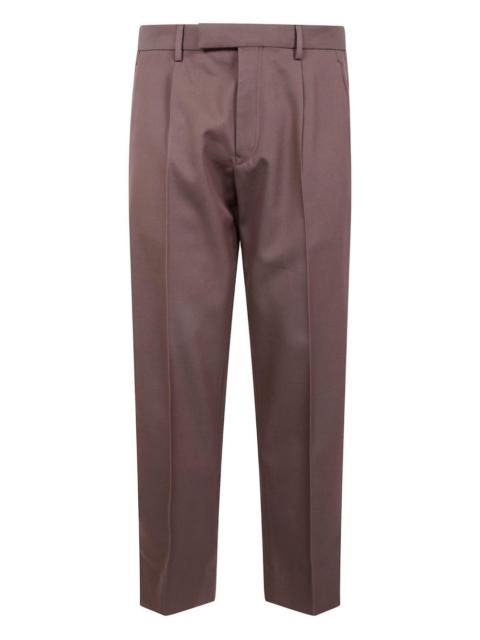 pocket pleated trousers