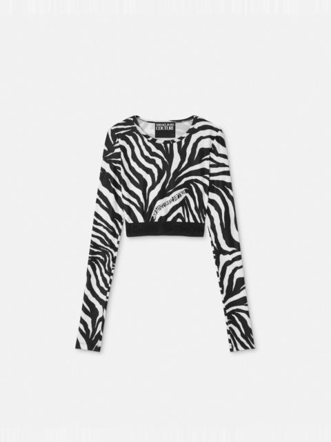 Zebra Crop Top