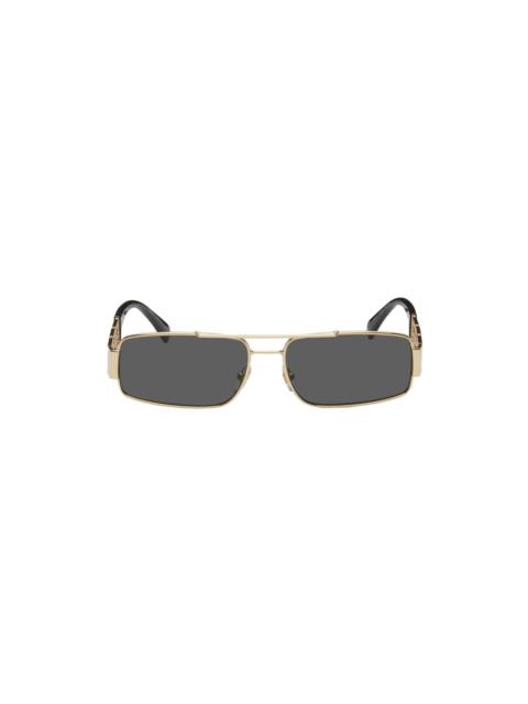 Black & Gold Greca Sunglasses