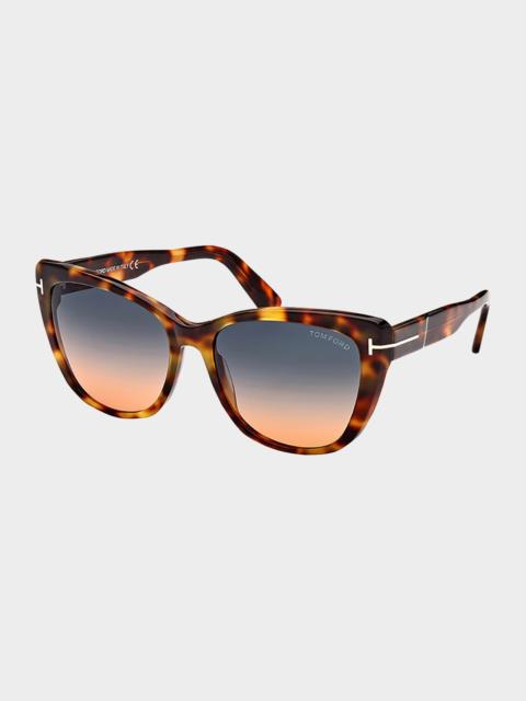 Acetate Cat-Eye Sunglasses