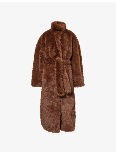 Ravello Faux Fur Robe Coat
