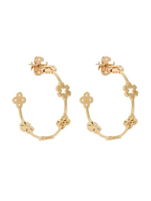 Tory Burch Forget Me Not Hoop Earrings