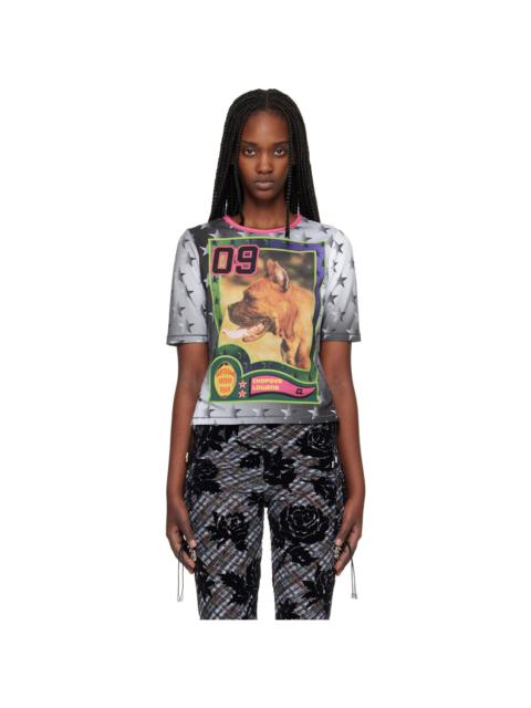 Gray 'Deptford Dogs' Fitted Jersey T-shirt