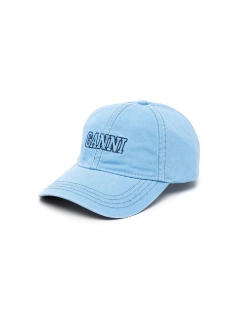 logo-embroidered baseball cap