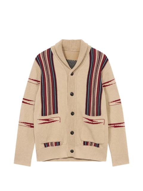 Henryc native-pattern cardigan