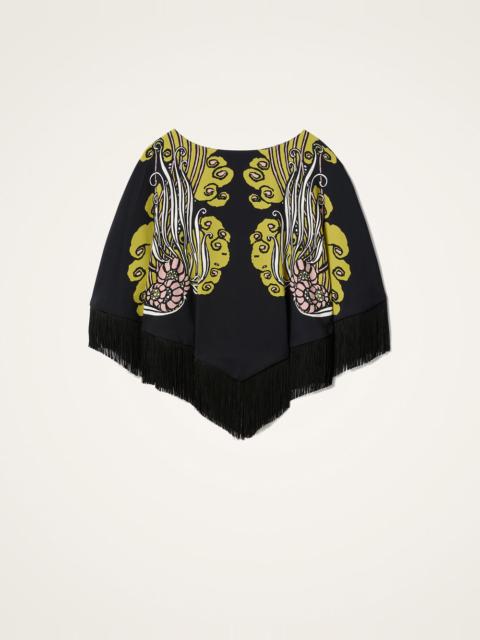 Reversible Mini Poncho Top