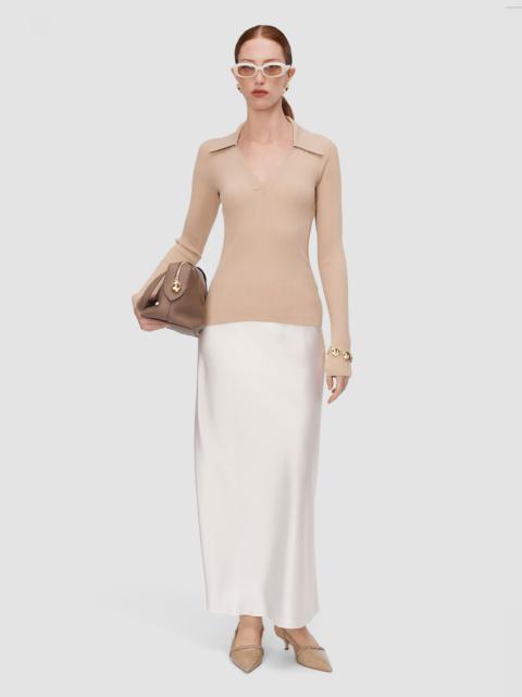 Chelia Plissé Knit Top