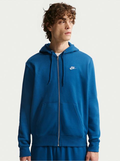 Nike Club Men's Full-Zip Fleece Hoodie