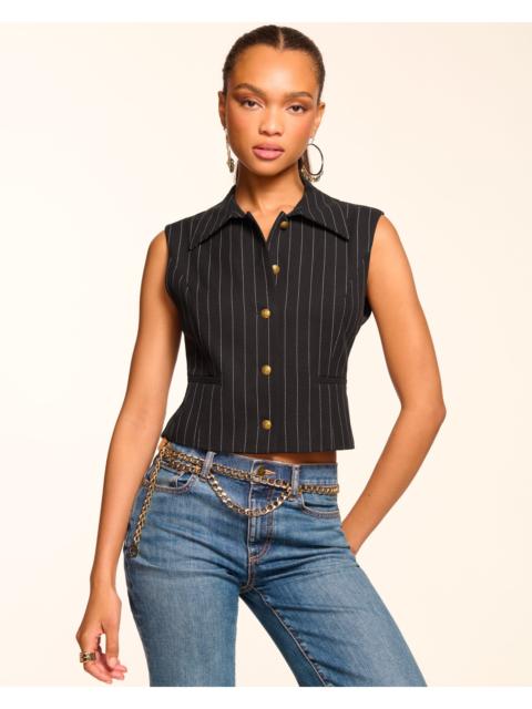 Danna Pinstripe Tailored Vest