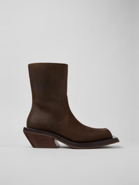 Brown Nubuck Boots