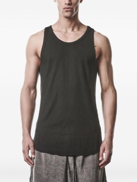 fine-ribbed tank top