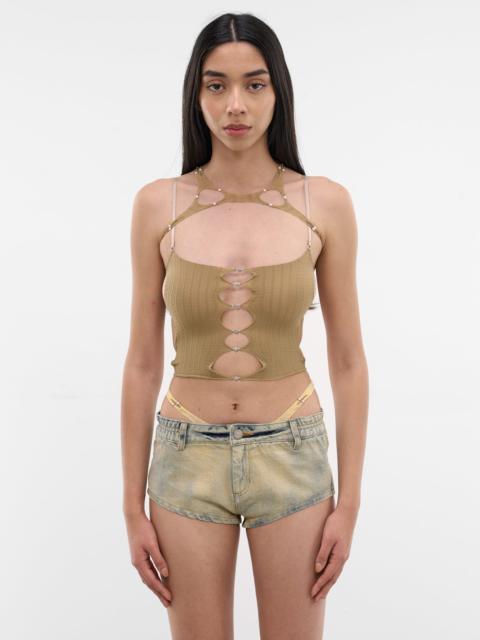 Coffee Sheer Shoulder Harness