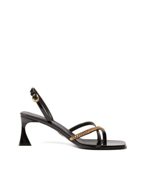 Elsa chain-embellished square sandals