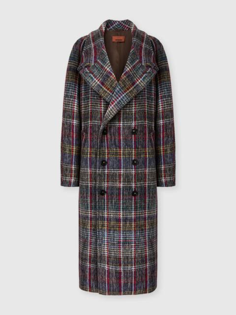 Oversized raglan coat