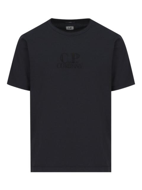 embroidered-logo T-shirt