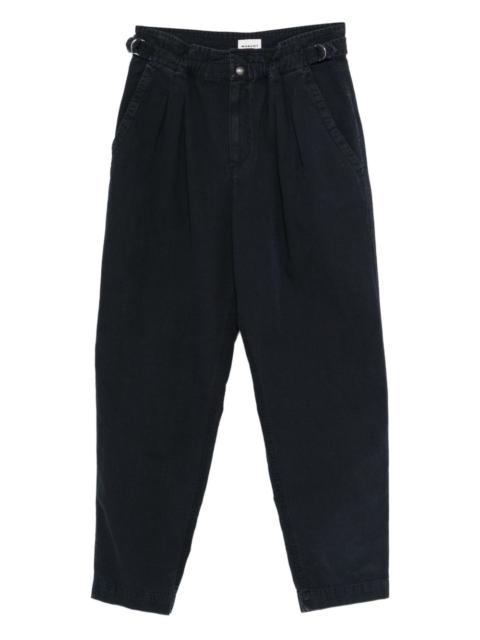 Neriah pleated buckle trousers