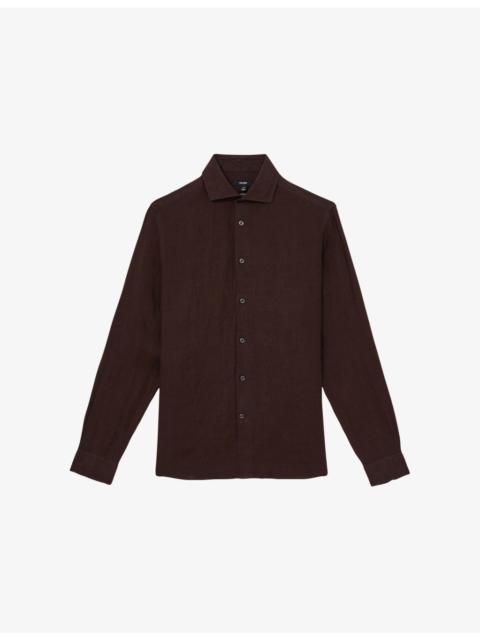 Ruban Classic Collar Linen Shirt
