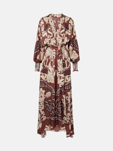 Kristen printed maxi dress