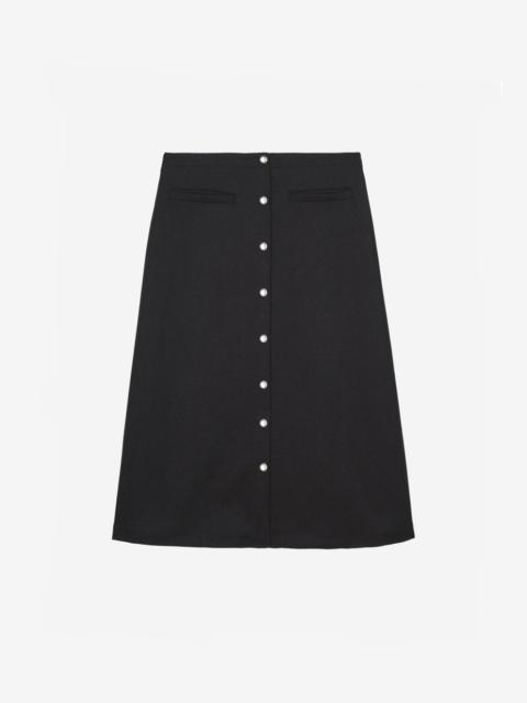 SNAPS MIDI SKIRT