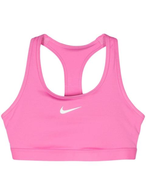 Swoosh-print sports bra