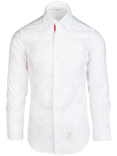 grosgrain-placket Oxford shirt