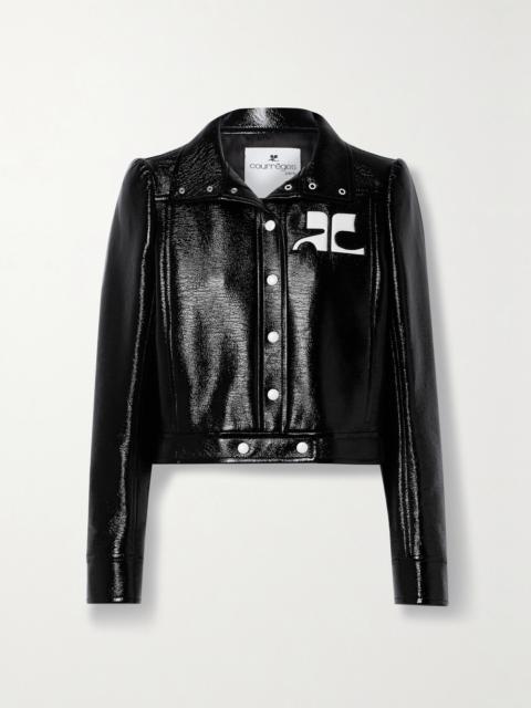 Reedition Coated Cotton-blend Jacket