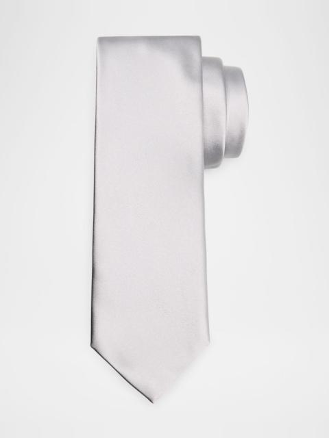 Men's Solid Silk Tie