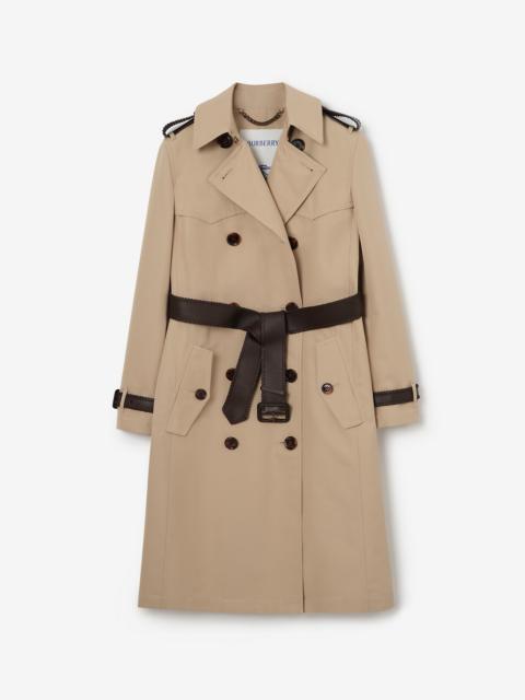 Long Silk Cotton Foxfield Trench Coat