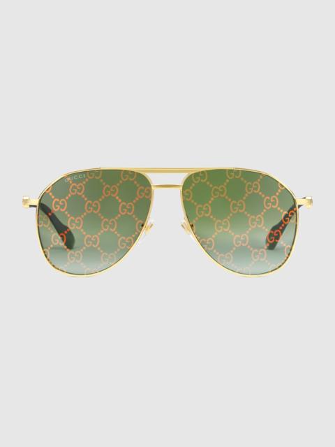 Aviator frame sunglasses